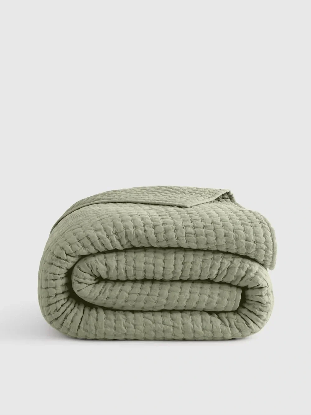 Quince European Linen Cotton Stitch Quilt - King/Cal King (Willowleaf)